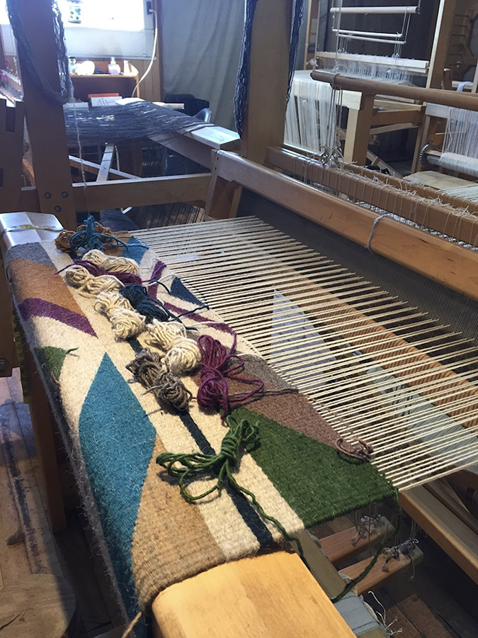 weaving loom santa fe weaver